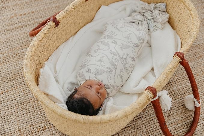 Copper Pearl Swaddle Blankets for Newborns | Soft Stretchy Receiving Blankets - Image 5