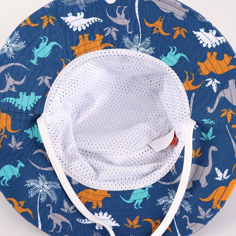 LANGZHEN Sun Protection Hat for Kids Toddler Boys Girls Wide Brim Summer - Image 7