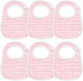 Accmor Muslin Baby Bibs, 6 Pack Soft Cotton Baby Bandana Drool Bibs by Accmor