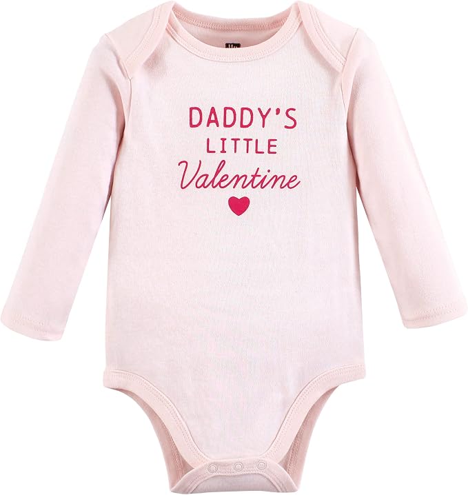 Hudson Baby Baby Girls' Cotton Long-sleeve Bodysuits 3-pack - Image 5