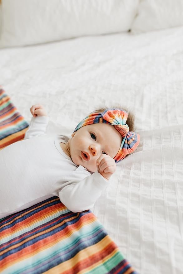Copper Pearl Swaddle Blankets for Newborns | Soft Stretchy Receiving Blankets - Image 4