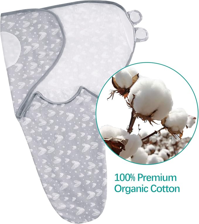 Biloban Baby Swaddles 0-3 Months - Image 2