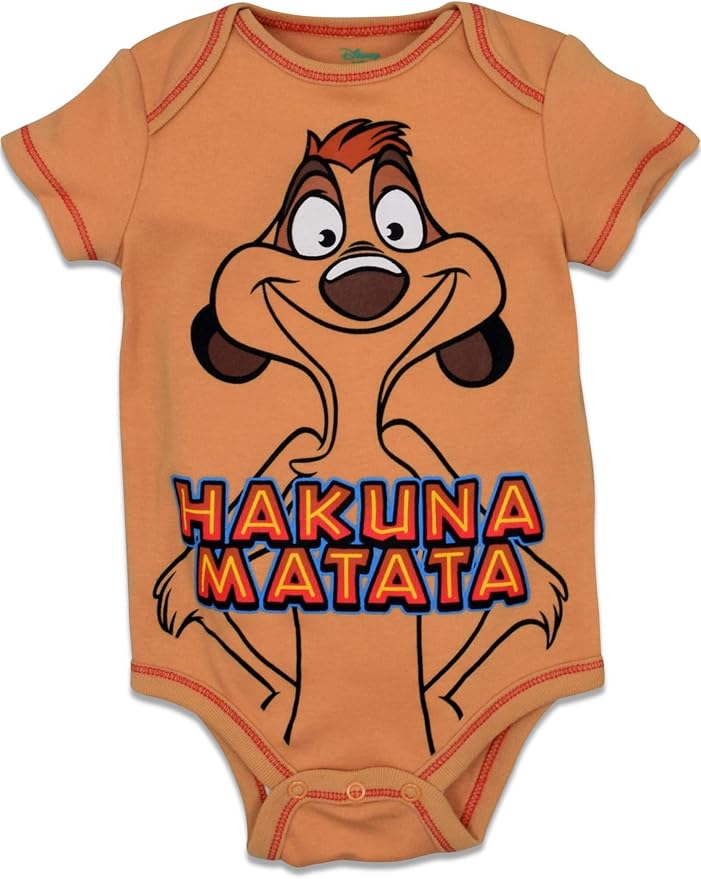 Disney Baby 5-Pack Short Sleeve Bodysuits Newborn to Infant - Image 4