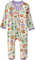 Butterblu Scout Sleep & Play 100% Organic Cotton Footed Zip Front PJs | GOTS by Butterblu