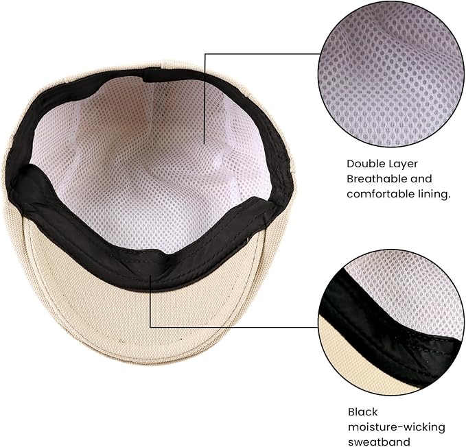 OMUKY Kids Vintage Newsboy Cap Toddler Tweed Beret Hat Cabbie Hat Little Kids - Image 8