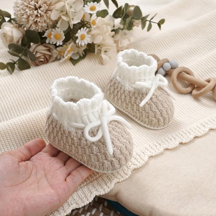 Baby Booties Knitted Newborn First Soft Sock | Crib Warm Shoes - Image 5