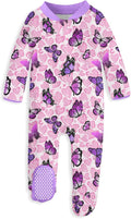 uideazone Baby Girls Footed Pajamas, Zip Sleeper by uideazone