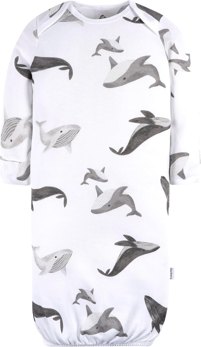 Gerber Baby Boys 4-Pack Sleeper Gown - Image 3