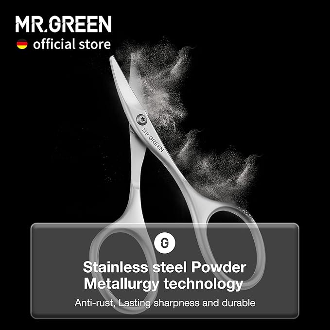 MR.GREEN Baby Nail Scissors Safety Nail Care Clippers Cutter Newborn Baby Convenient Nail Grooming Manicure Tool (Nail Scissors)