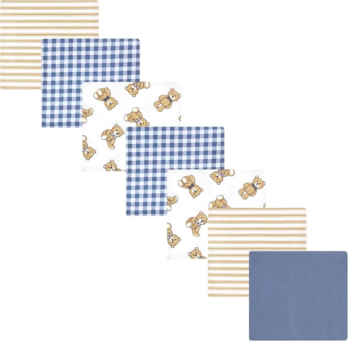 Luvable Friends Little Treasure Flannel Receiving Blankets 7pk by Luvable+Friends