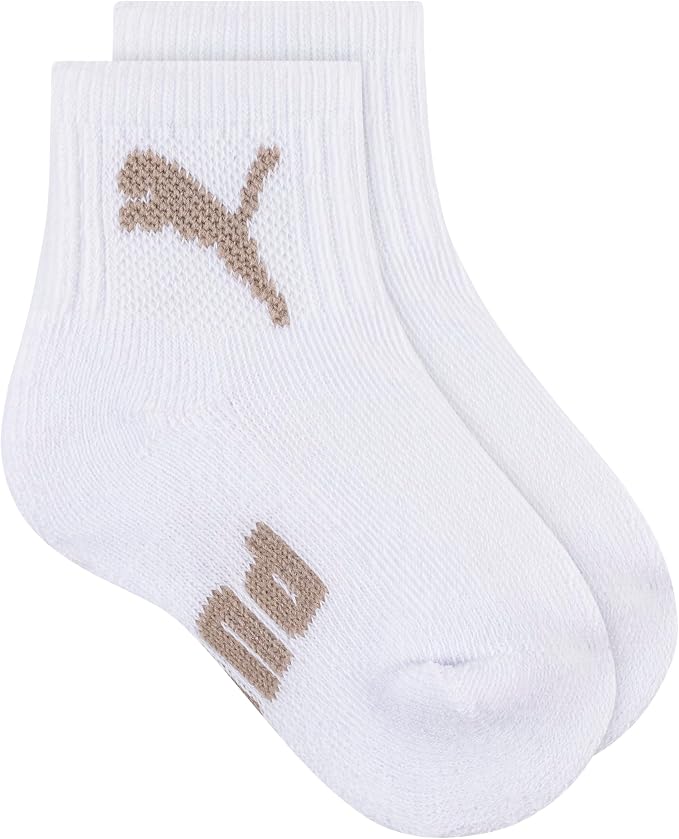 PUMA Unisex Baby 6-pack Infant Anklet Socks, Extra Cushion & Comfort-toe - Image 2