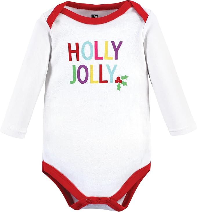 Hudson Baby Baby Girls' Cotton Long-sleeve Bodysuits 3-pack - Image 5
