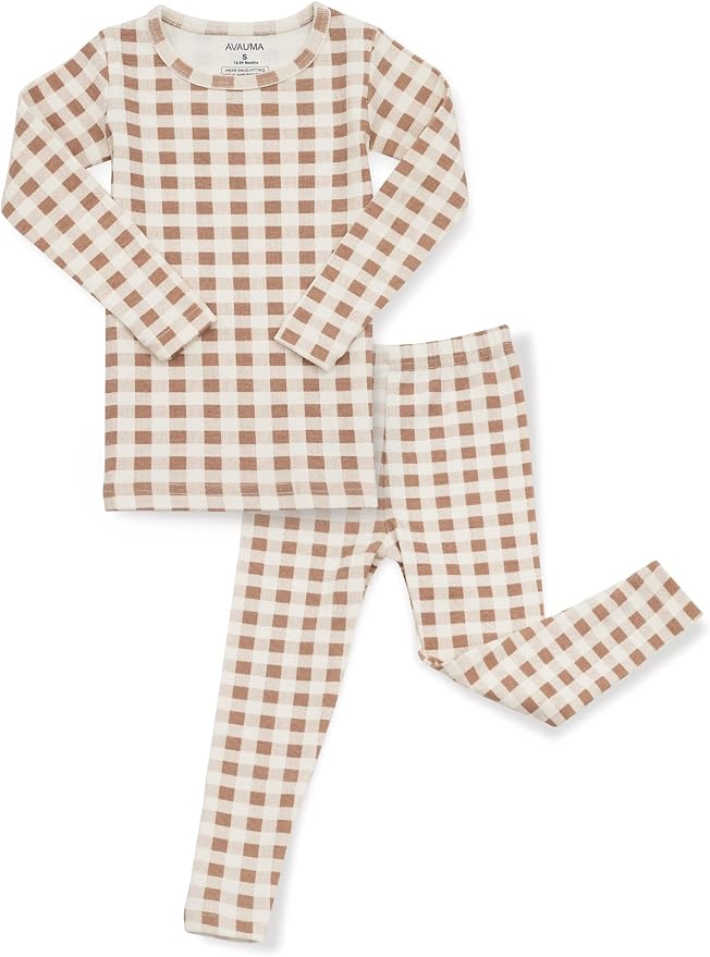 AVAUMA Baby Boys Girls Pajama Set 6M-7T Kids Cute Toddler Snug fit Pattern by AVAUMA
