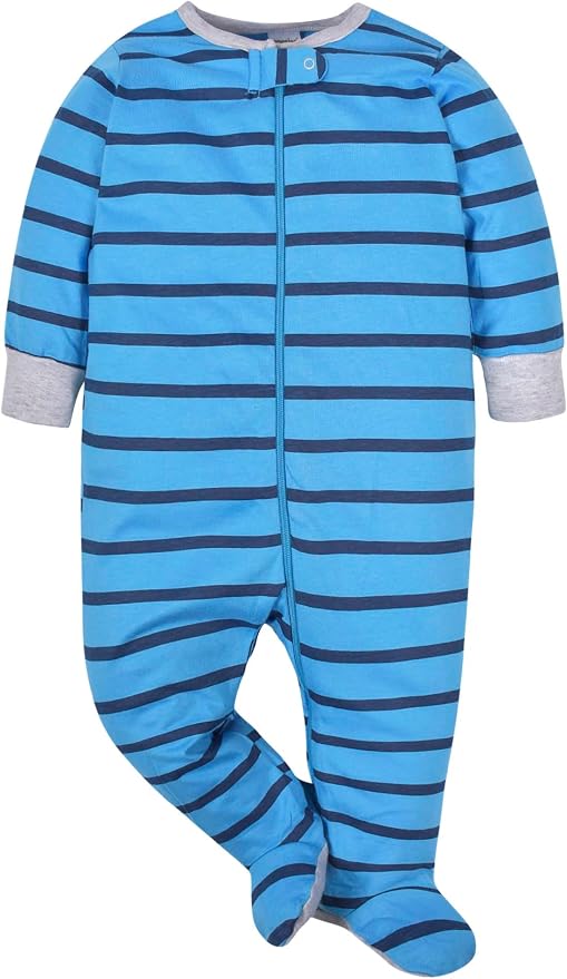 Onesies Brand Baby Boys' 4-pack Sleep 'N Play Footies - Image 5