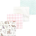 Luvable Friends Little Treasure Flannel Receiving Blankets 4pk by Luvable+Friends