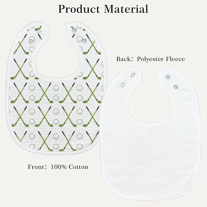 Baby Bibs for Baby Boys Girls 6-Pack - Image 7