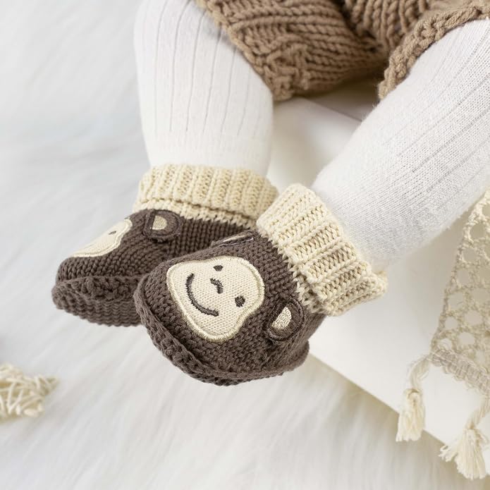 Baby Booties Newborn Infant Hand Crochet Knit Cotton Shoes Booties First - Image 6