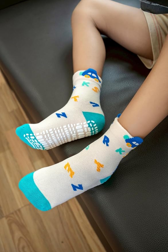 RATIVE Non Skid Anti Slip Crew Socks - Image 2