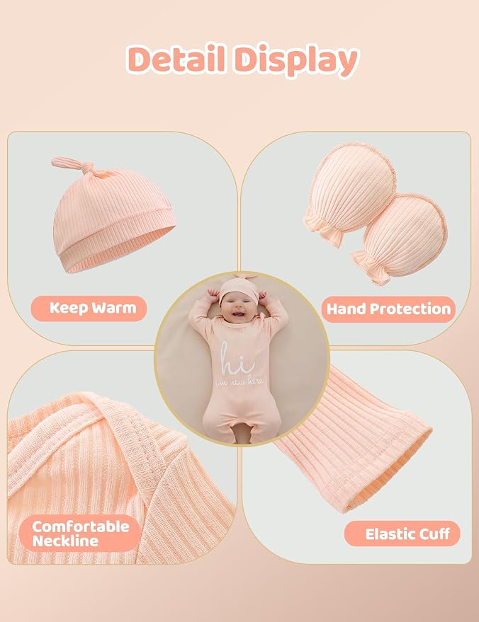 Babymine Newborn Coming Home Outfit Unisex Baby Clothes - Image 5