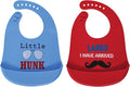 Luvable Friends Unisex Baby Silicone Bibs by Luvable+Friends