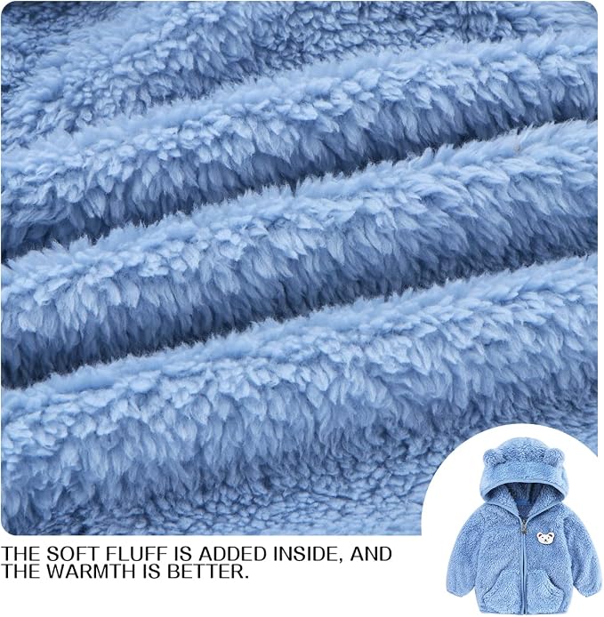 Baby Boy Fleece Jacket Girl Winer Clothes Coat - Image 6