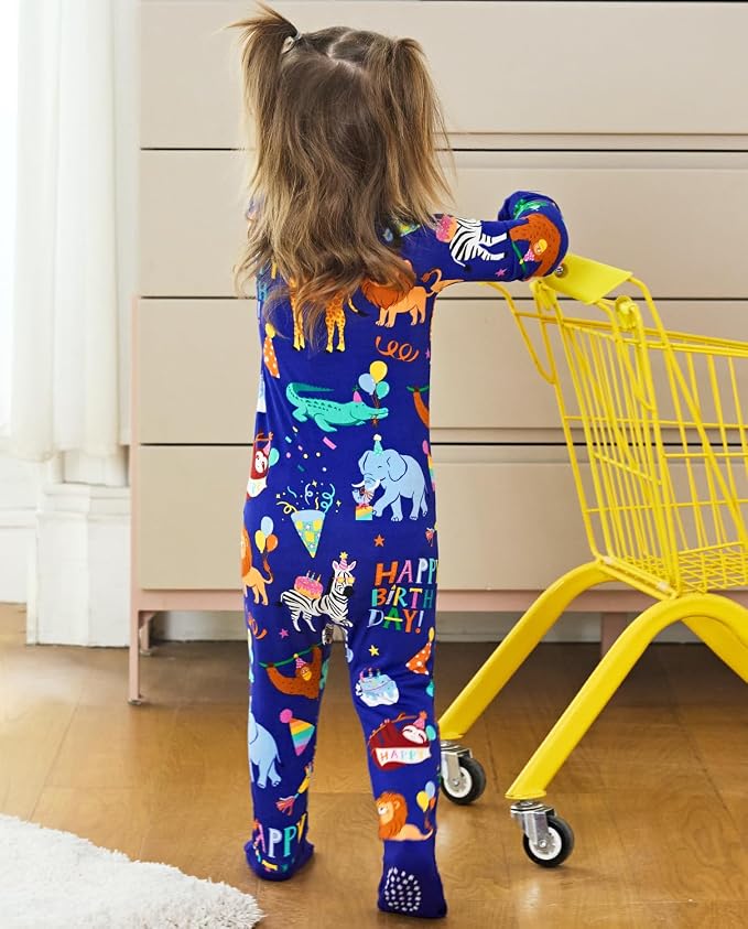 babee Reshinee Bamboo Viscose Baby Footie Pajama, Zipper Sleeper Boys Girls - Image 5