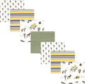 Little Treasure Hudson Baby Cotton Poly Flannel Receiving Blankets Multipack by HudsonBaby