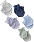 Butterblu Morgan 5-Pack Mitts 100% Cotton No Scratch Mitten Gloves | GOTS by Butterblu