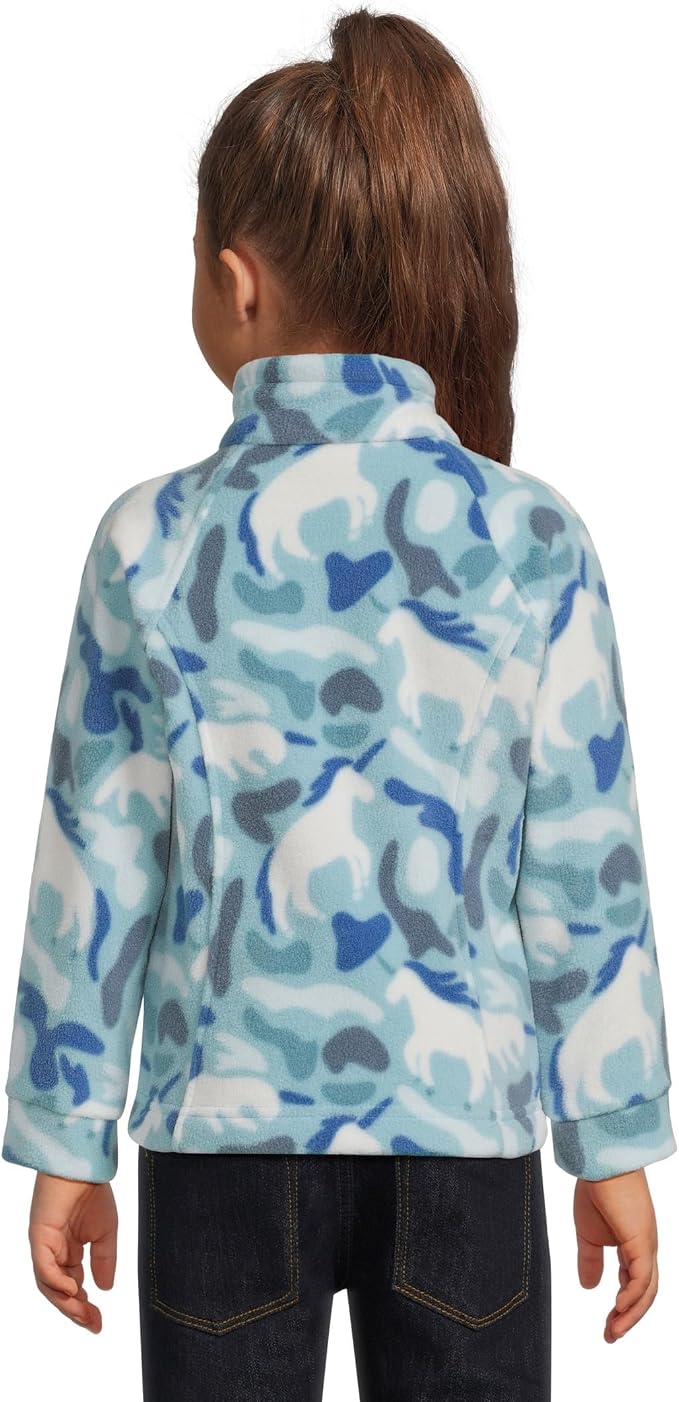 Columbia Youth Girls Benton Springs II Printed Fleece Jacket - Image 2