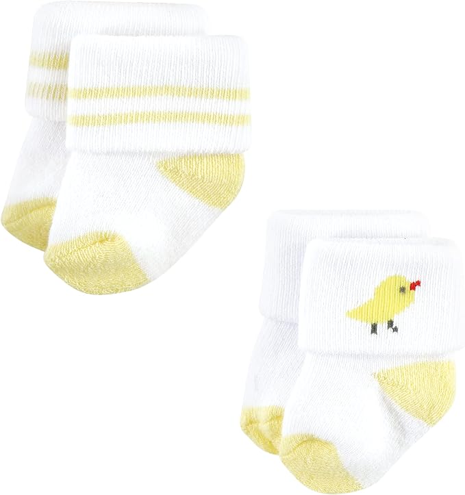 Hudson Baby Baby 8-pack Cotton Rich Newborn and Terry Socks - Image 6