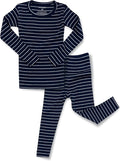 AVAUMA Stripe Pattern Baby Boys Girls Pajama Set Kids Toddler Snug fit Ribbed by AVAUMA
