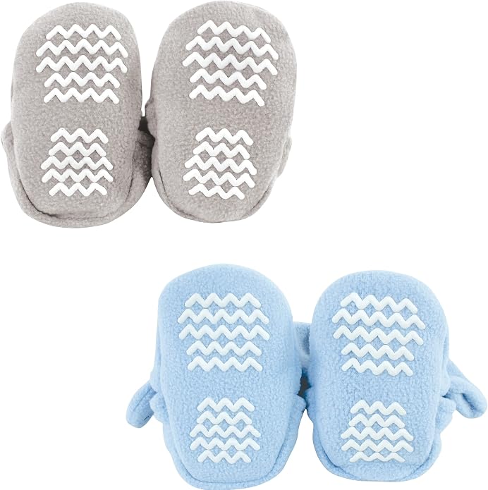 Hudson Baby Baby Animal Fleece Booties 2-pack - Image 5