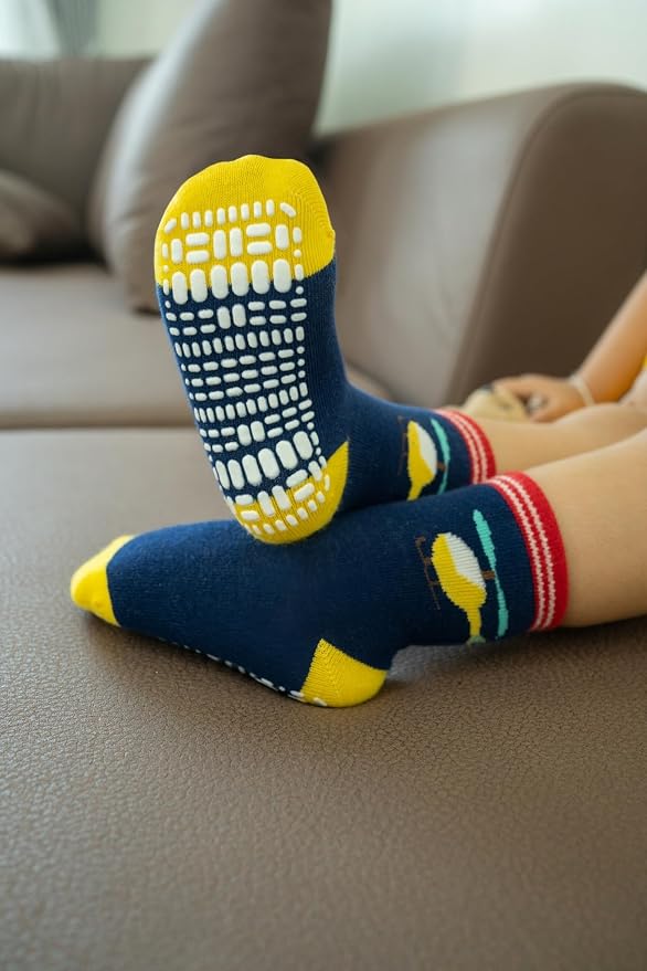 RATIVE Non Skid Anti Slip Crew Socks - Image 6