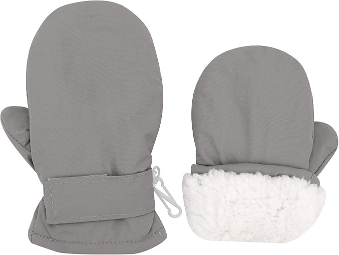 Toddler Gloves Kids Mittens Winter Warm Lined Fleece Gloves Waterproof Snow - Image 3