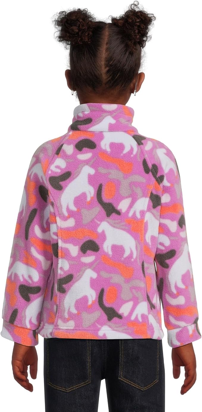 Columbia Youth Girls Benton Springs II Printed Fleece Jacket - Image 2