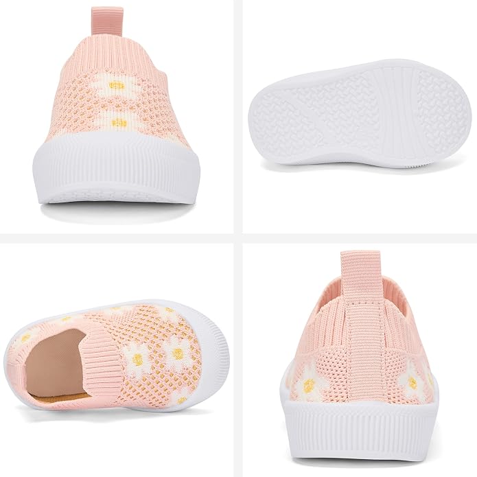 BACSAC Baby Toddler Unisex Infant Shoes Boys Girls Beige Mesh Breathable - Image 4