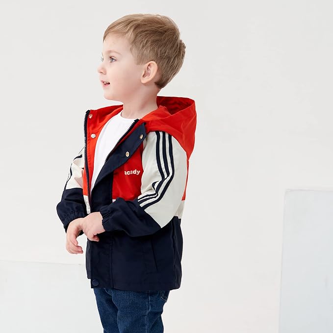Volunboy Toddler Boys Spring Windbreaker Lightweight Jacket | baby boy - Image 3