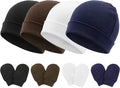 BQUBO Baby Hats and Mittens Infant Cotton Beanie Gloves No Scratch Set Newborn by DRESHOW