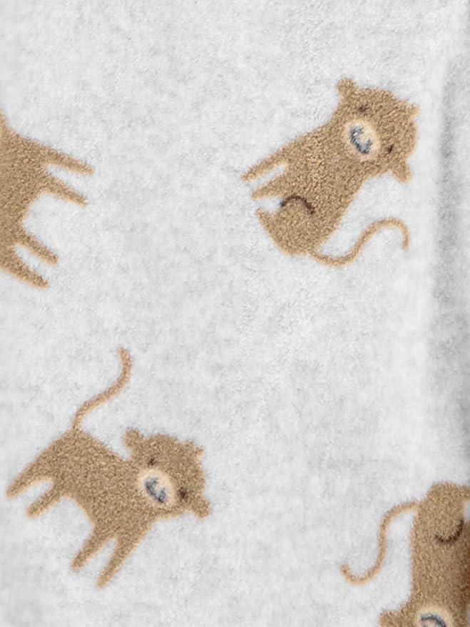 Simple Joys by Carter's Unisex Baby 2-pack Neutral Fleece Footed Sleep and Play - Image 3