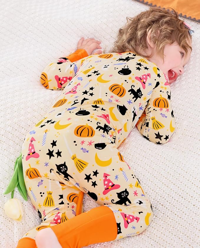 babee Reshinee Viscose Derived from Bamboo Baby Footie Pajamas Convertible - Image 4