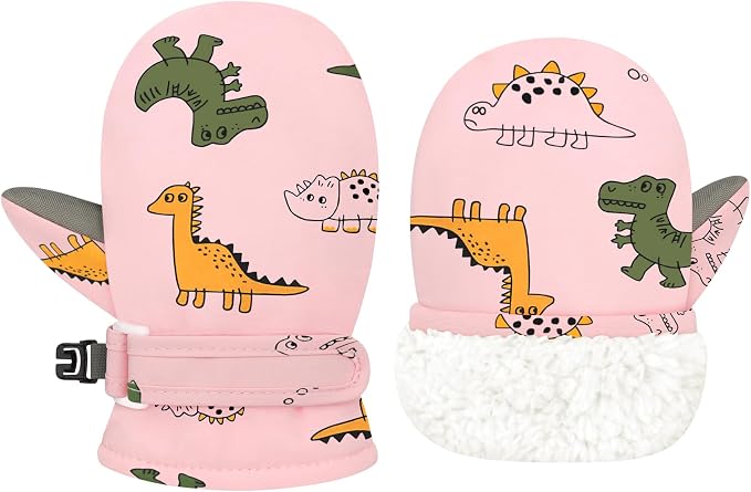 Olreco Baby Toddler Mittens Waterproof Infant Baby Winter Mittens Toddler Snow by Olreco