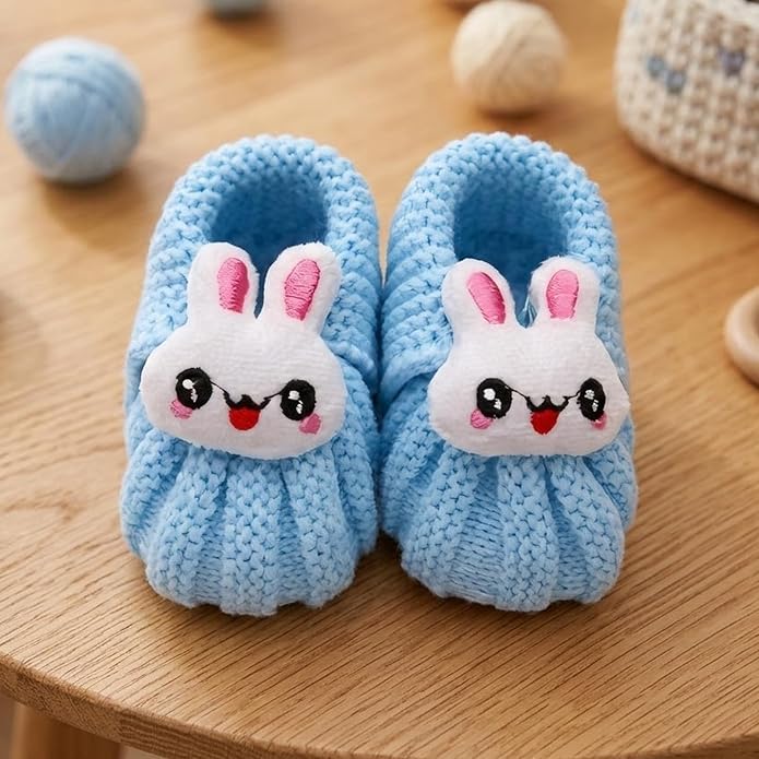 Infant Baby Boys Girls Knitted Booties Soft Cute First Walking Socks Shoes | - Image 2