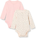 Amazon Essentials Unisex Babies' Long-Sleeve Cotton Henley Bodysuits by AmazonEssentials