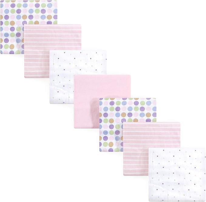 Luvable Friends Unisex Baby Cotton Flannel Receiving Blankets, One Size by Luvable+Friends