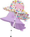 Toddler Baby Sun Hat Kids Summer Beach Essentials Adjustable Beach Hats by HONGTEYA