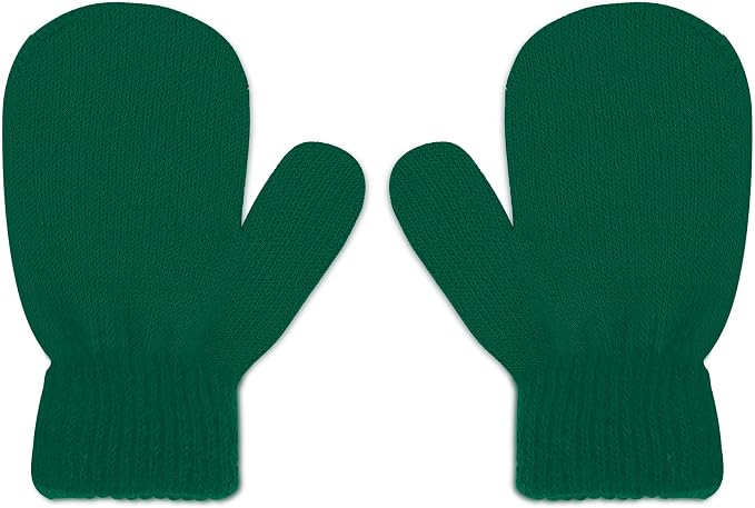 UTTPLL Toddler Magic Stretch Gloves Mittens Multicolor Soft Knit Gloves Warm - Image 2
