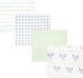 Hudson Baby Unisex Baby Cotton Flannel Receiving Blankets 4-Pack, Leafy Elephant by HudsonBaby