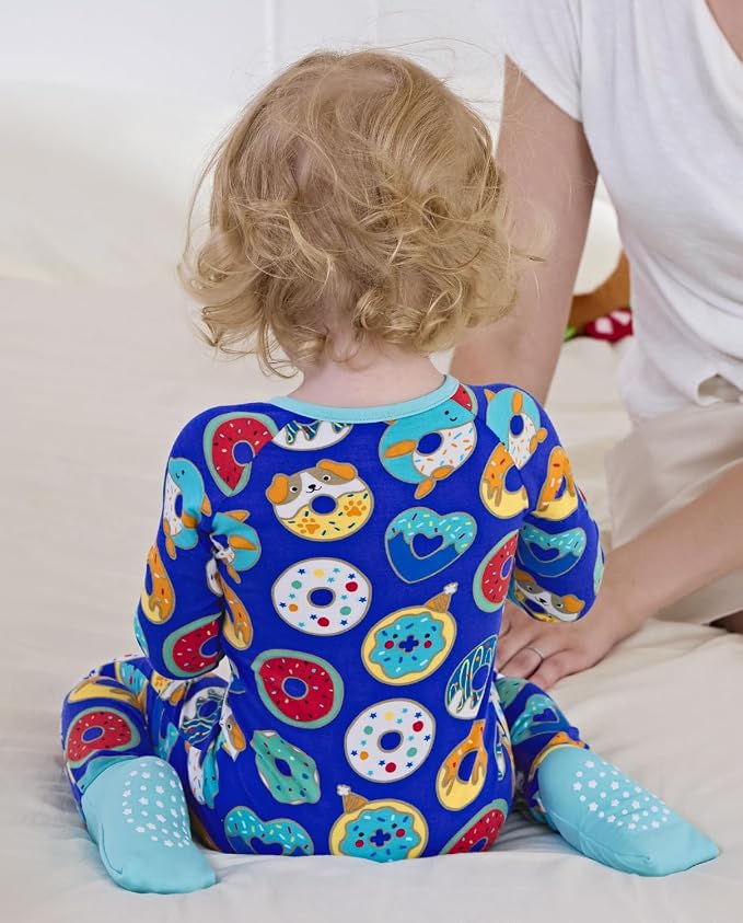 babee Reshinee Bamboo Viscose Baby Footie Pajama, Zipper Sleeper Boys Girls | - Image 8