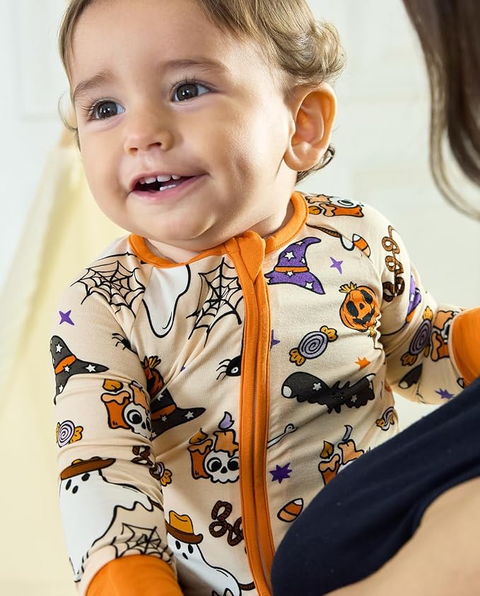 babee Reshinee Bamboo Viscose Baby Footie Pajama, Zipper Sleeper Boys Girls - Image 8