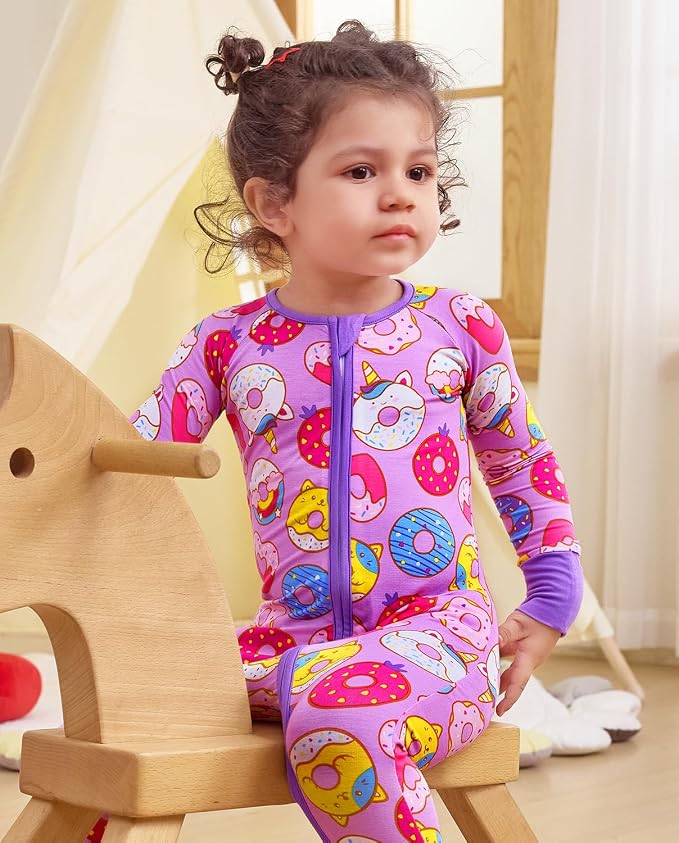 babee Reshinee Viscose Derived from Bamboo Baby Footie Pajamas Convertible - Image 8